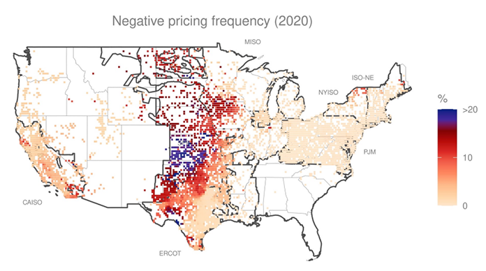 U.S. Negative Pricing Frequency 2020